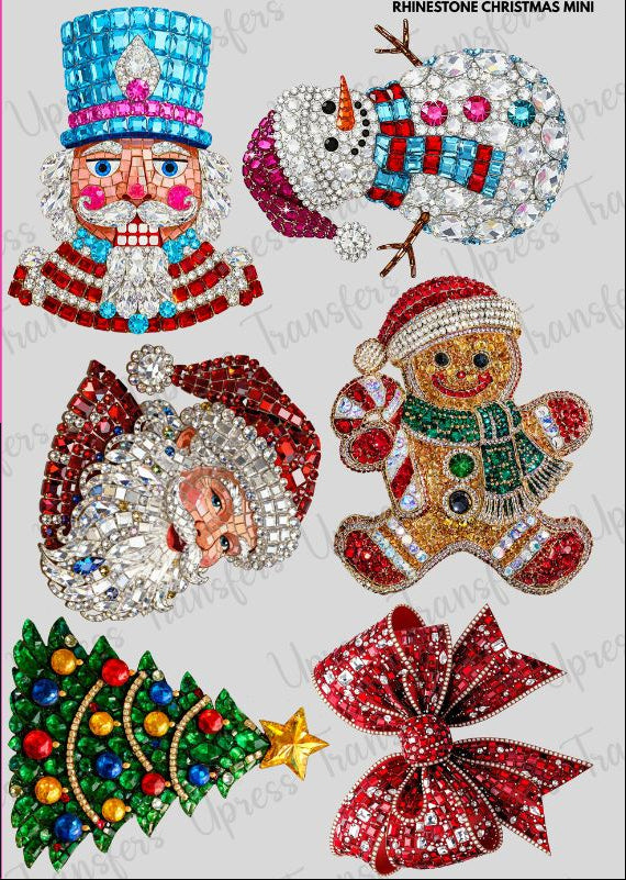 Rhinestone Christmas Mini