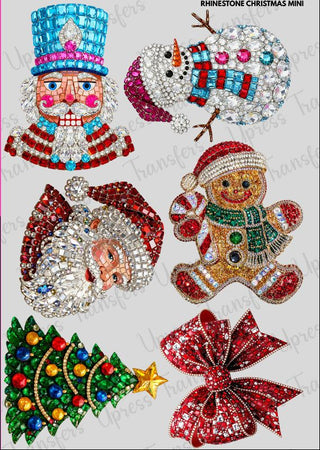 Rhinestone Christmas Mini