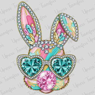 Rhinestone Crystal Bunny