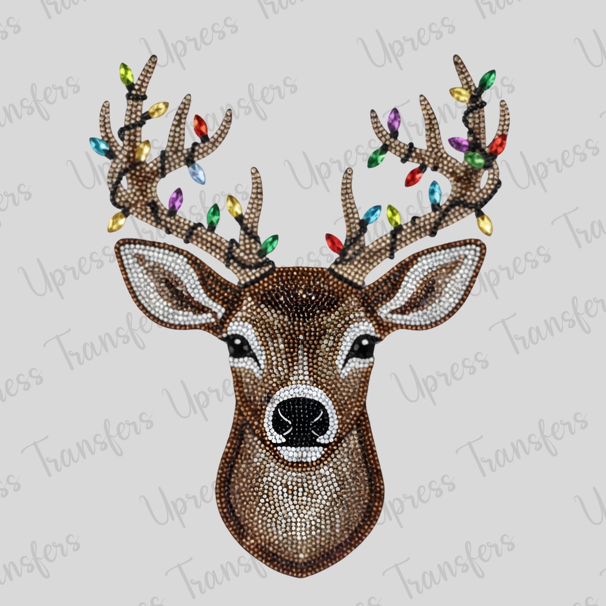 Rhinestone Deer Lights
