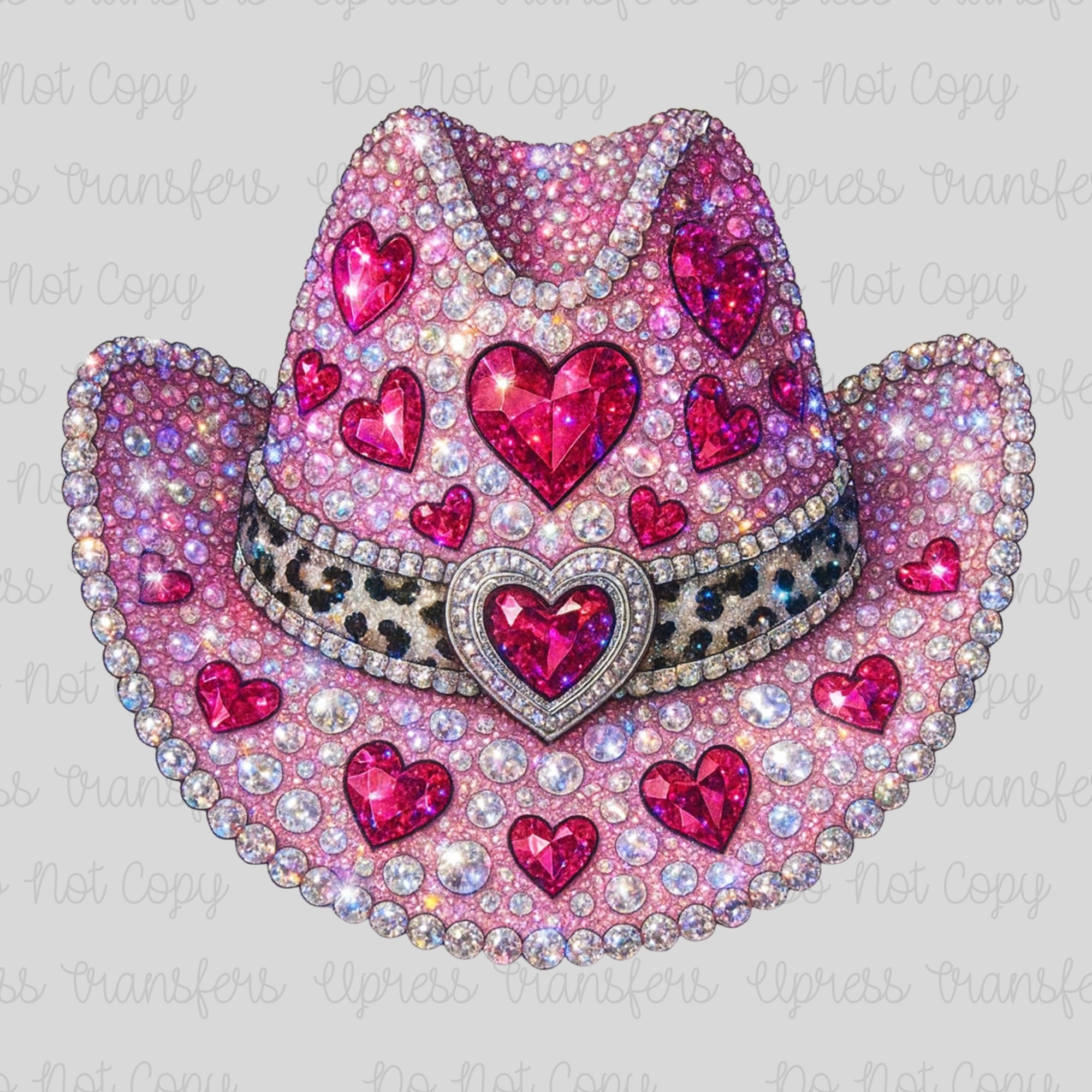 Rhinestone Love Hat