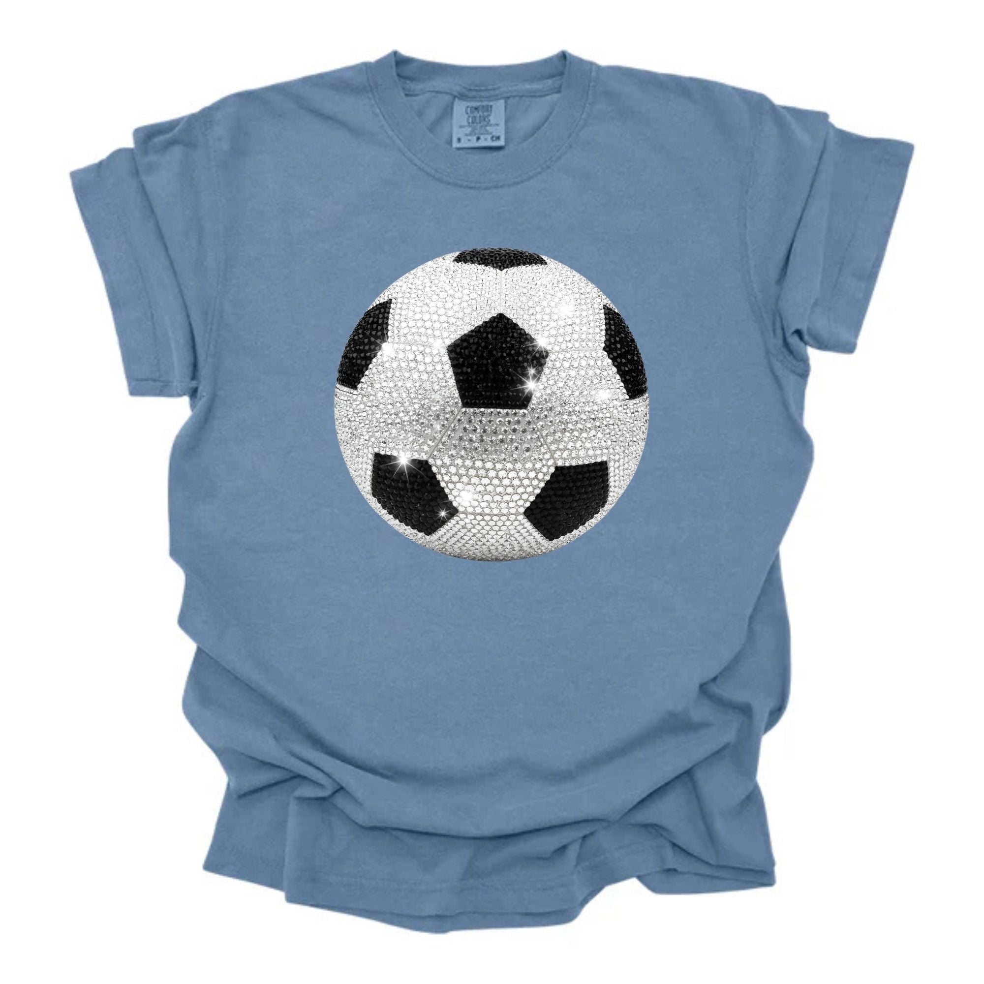 Rhinestone Soccer Ball