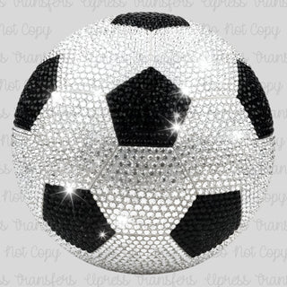 Rhinestone Soccer Ball
