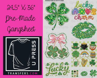 Rhinestone St Patty
