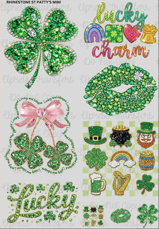 Rhinestone St Patty