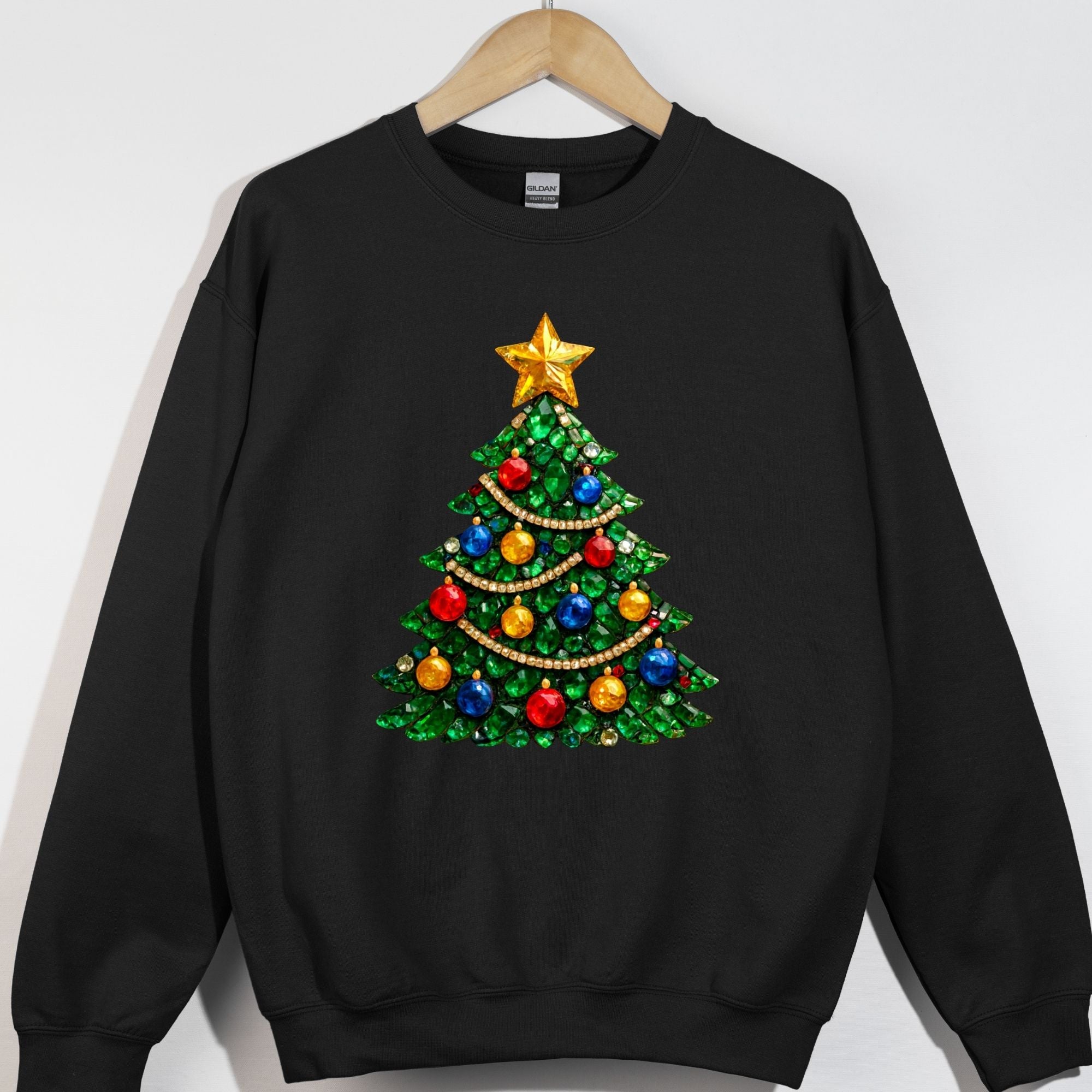 Rhinestone Tree Green