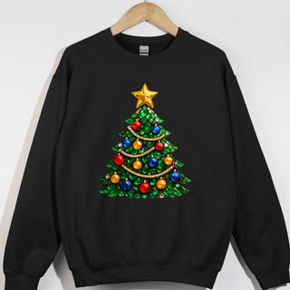 Rhinestone Tree Green