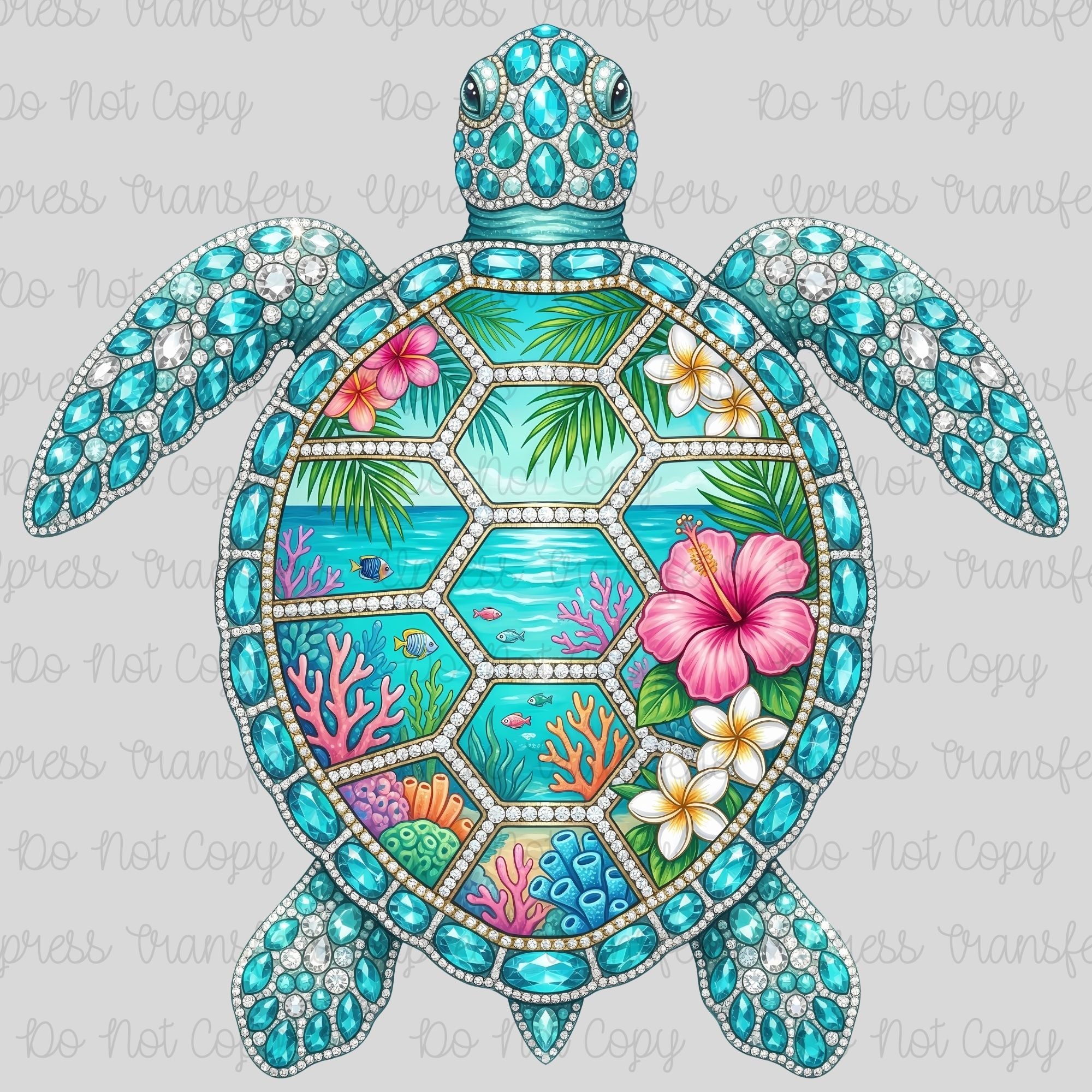 Flower Sea Turtle