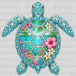 Flower Sea Turtle