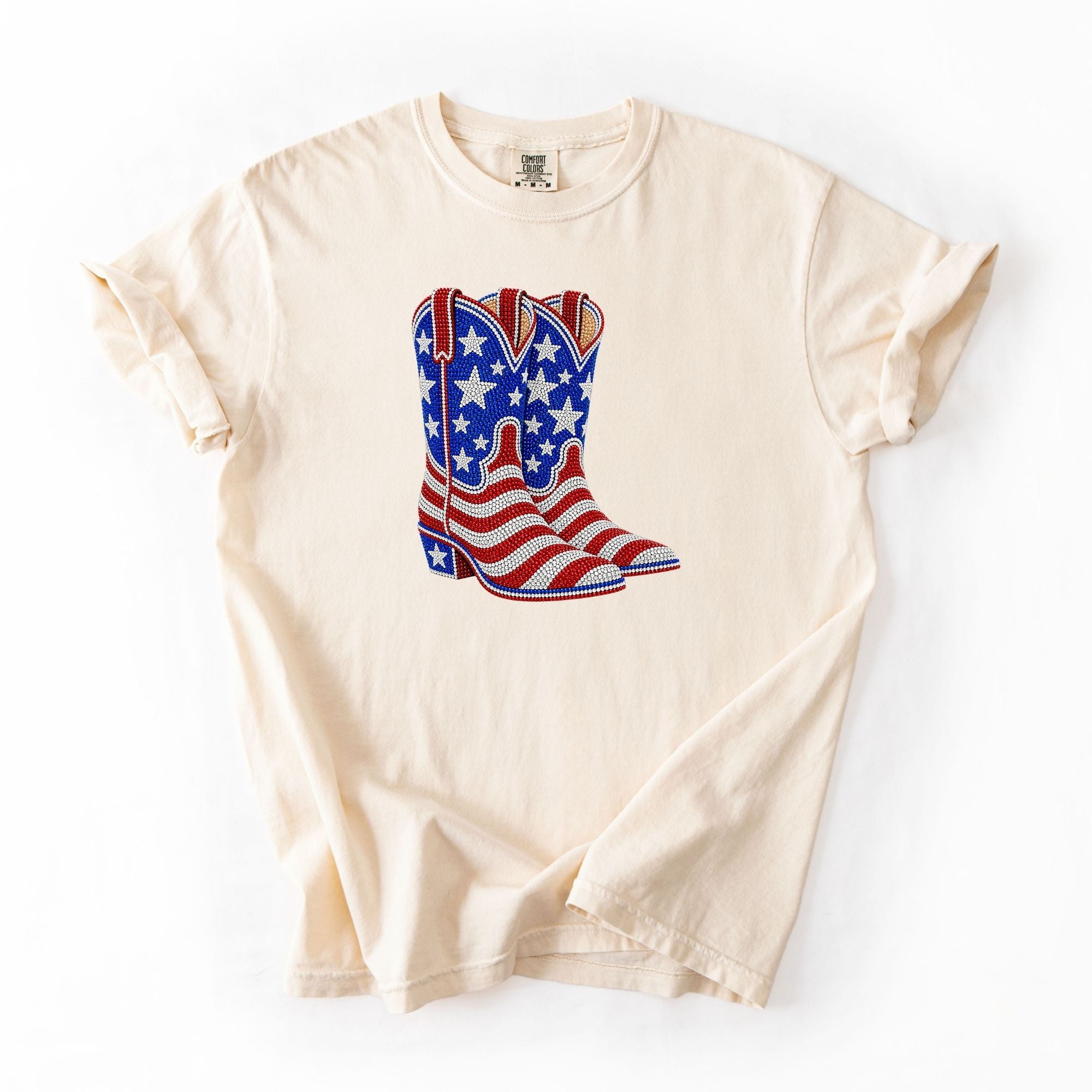 Rhinestone USA Boots