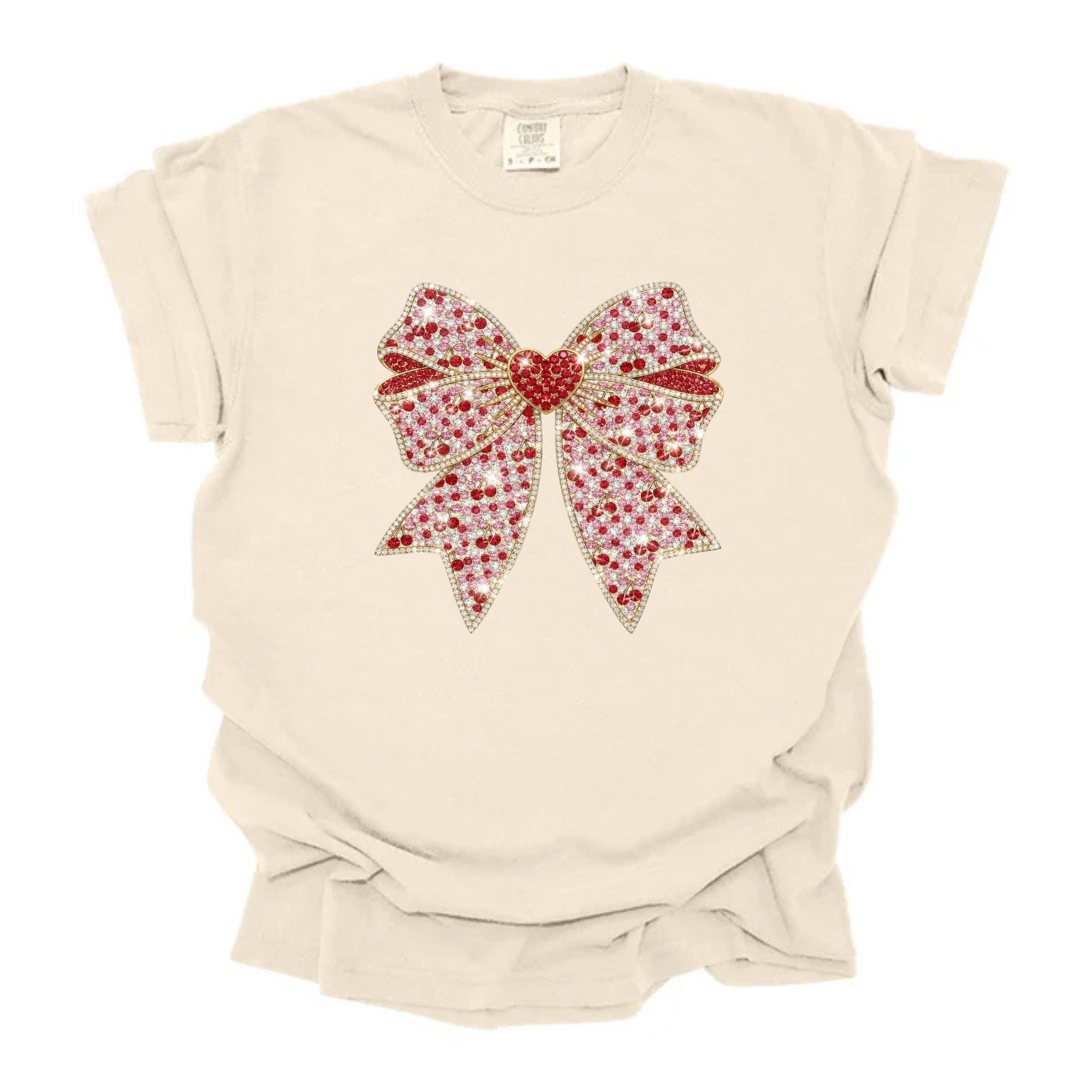 Rhinestone Valentine Bow