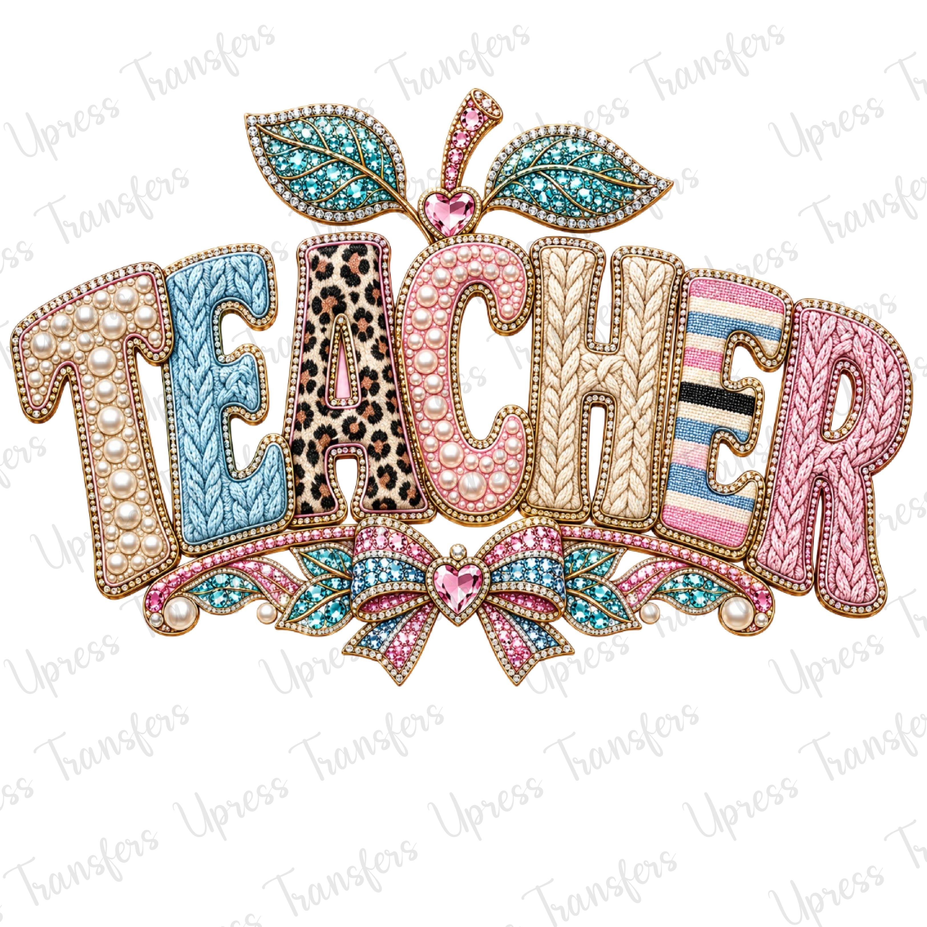 Rhinestone and Yarn Teacher