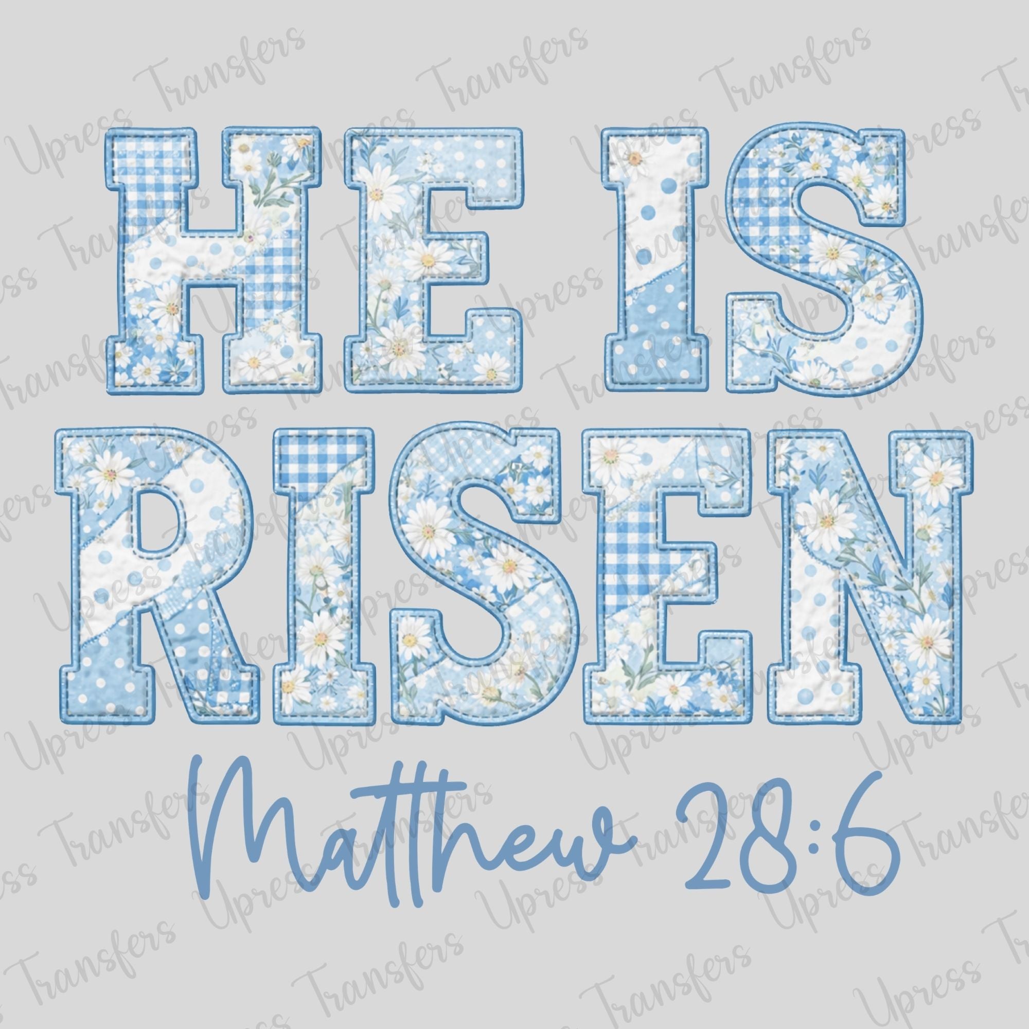 Risen Blue Patchwork