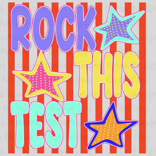 Rock This Test Red