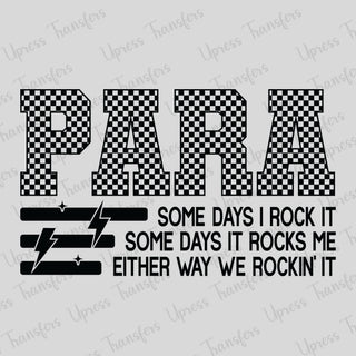 Rockin Para Checkered
