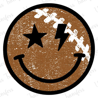 Rustic Football Smiley