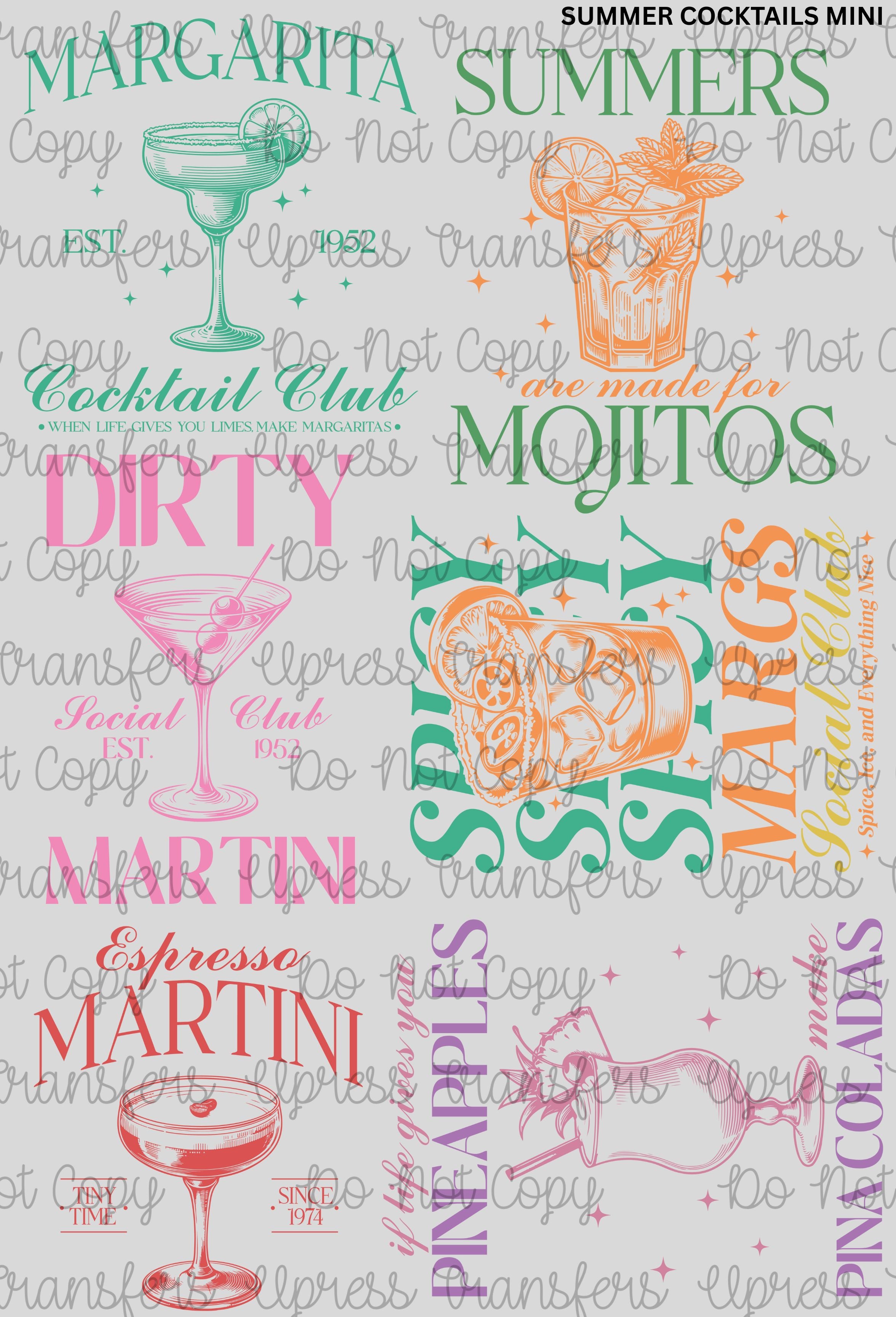 SUMMER COCKTAILS MINI