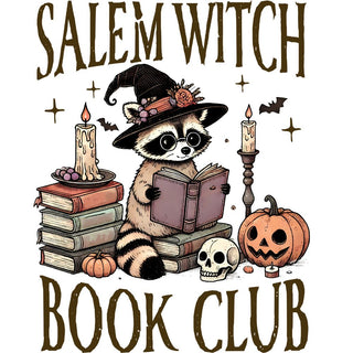 Salem Witch Book Club Distressed