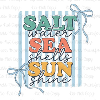 Salt water Sea Shells Stripes
