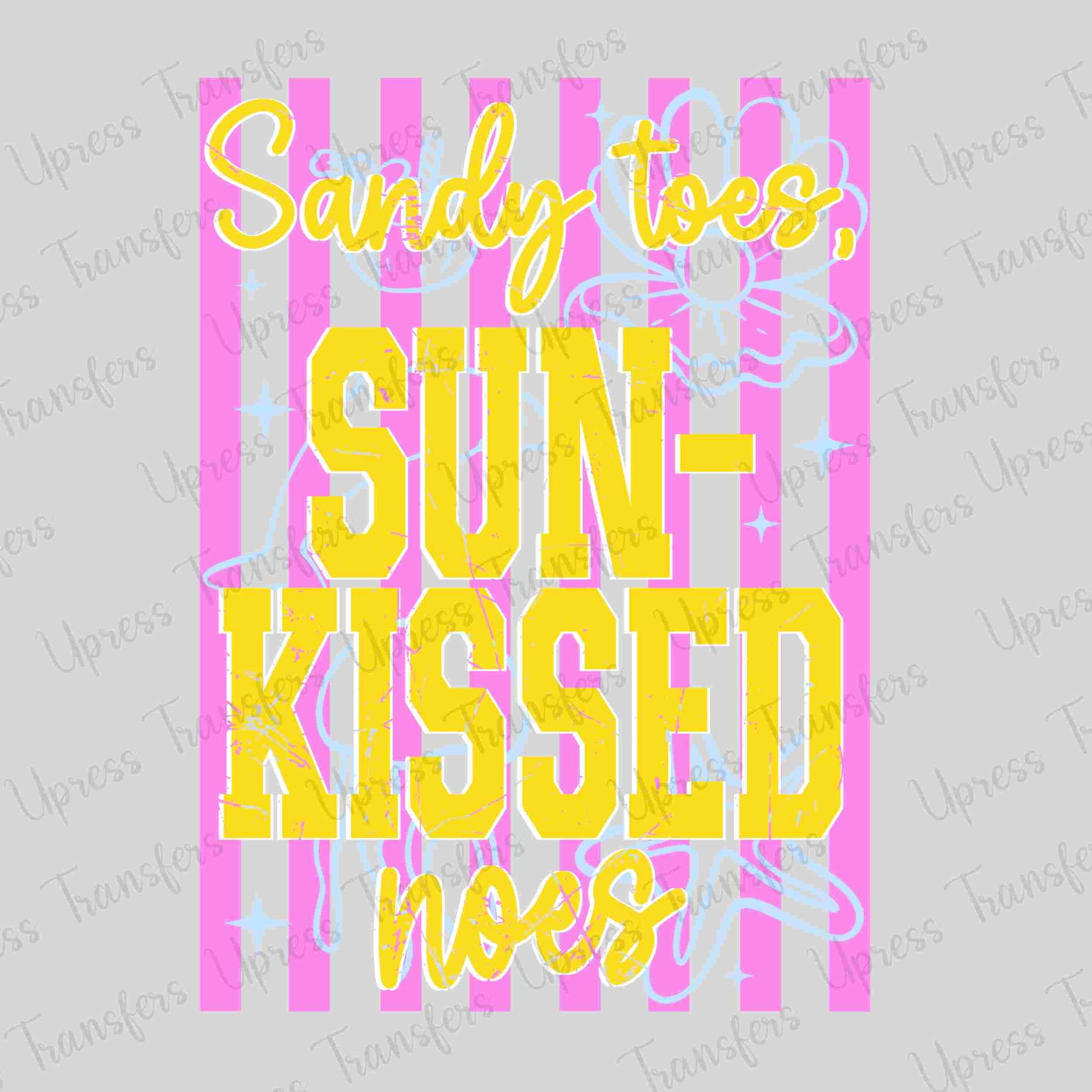 Sandy Toes Stripes