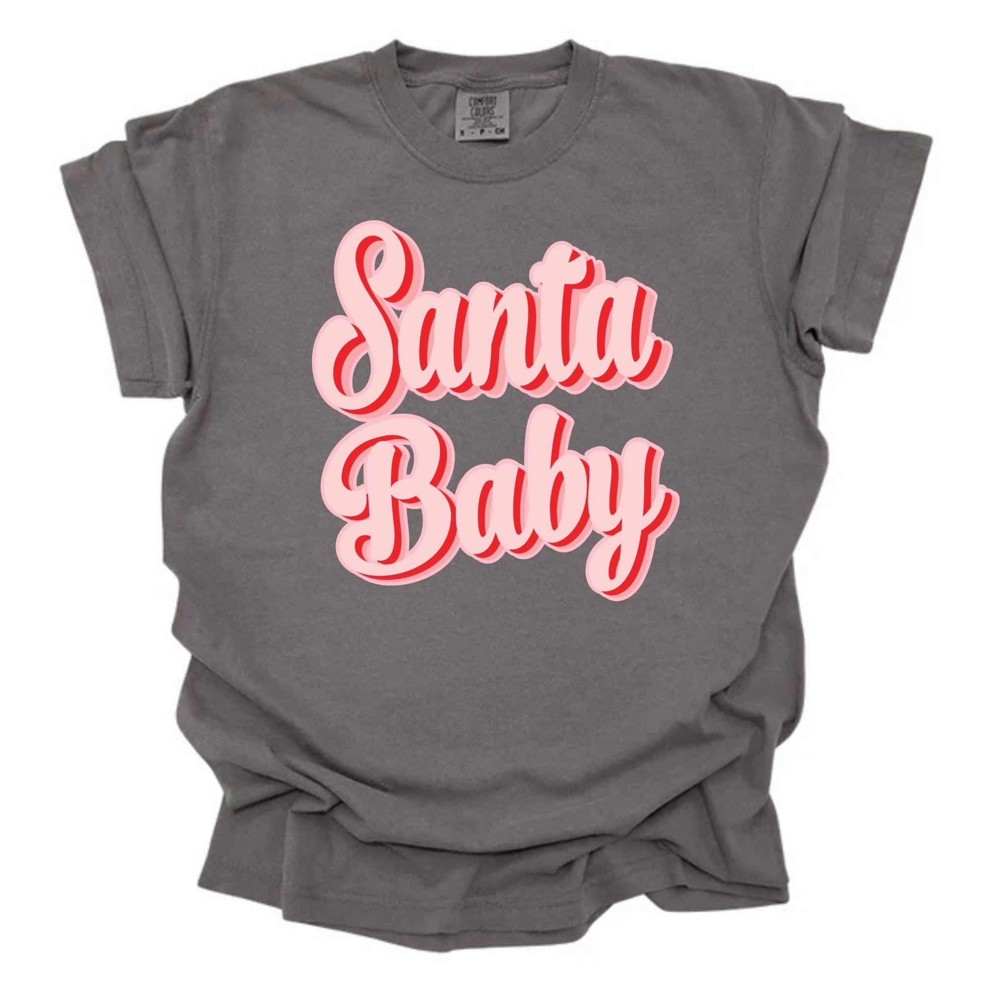 Santa Baby Pale Pink and Red