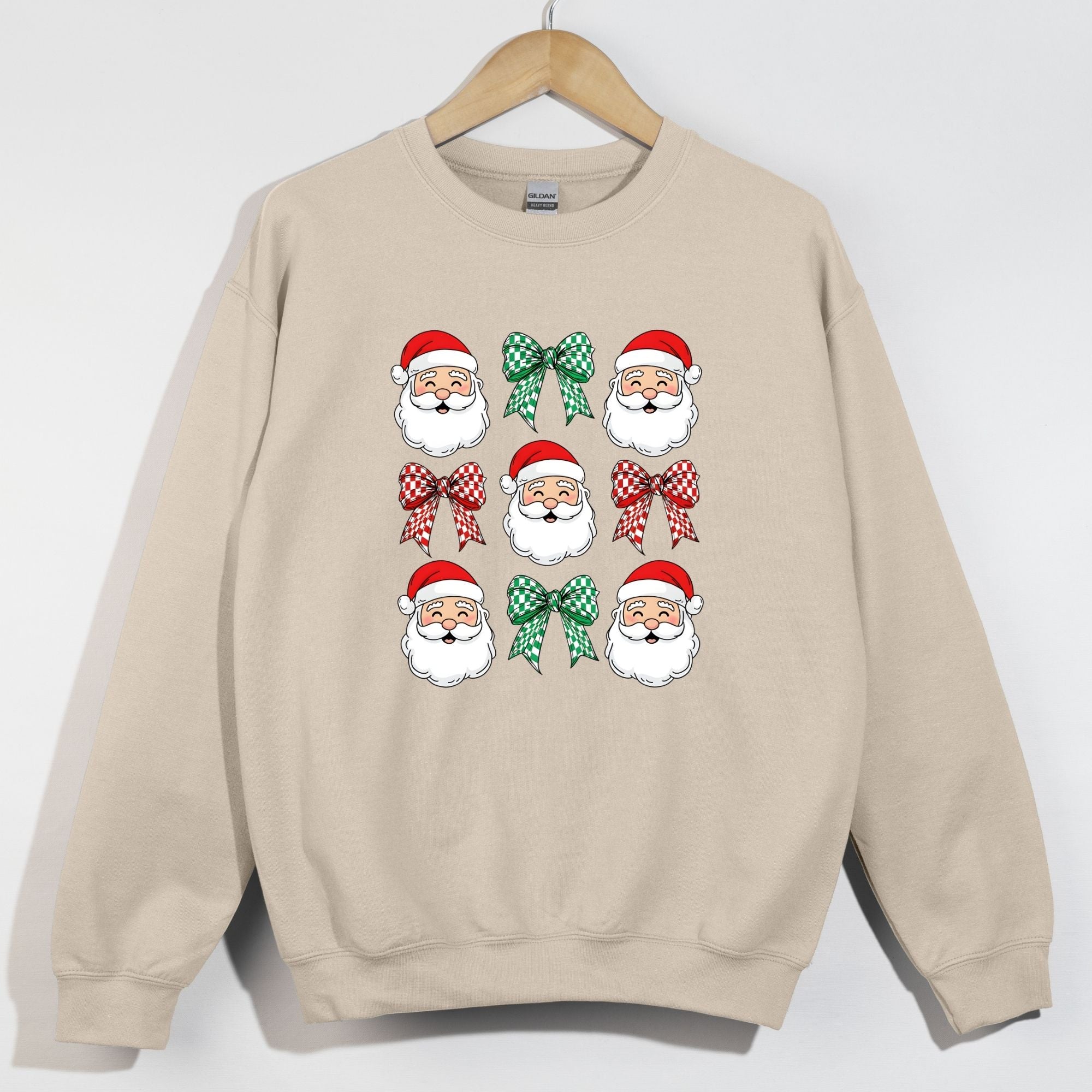 Santa Bows Coquette Checkered