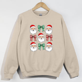 Santa Bows Coquette Checkered