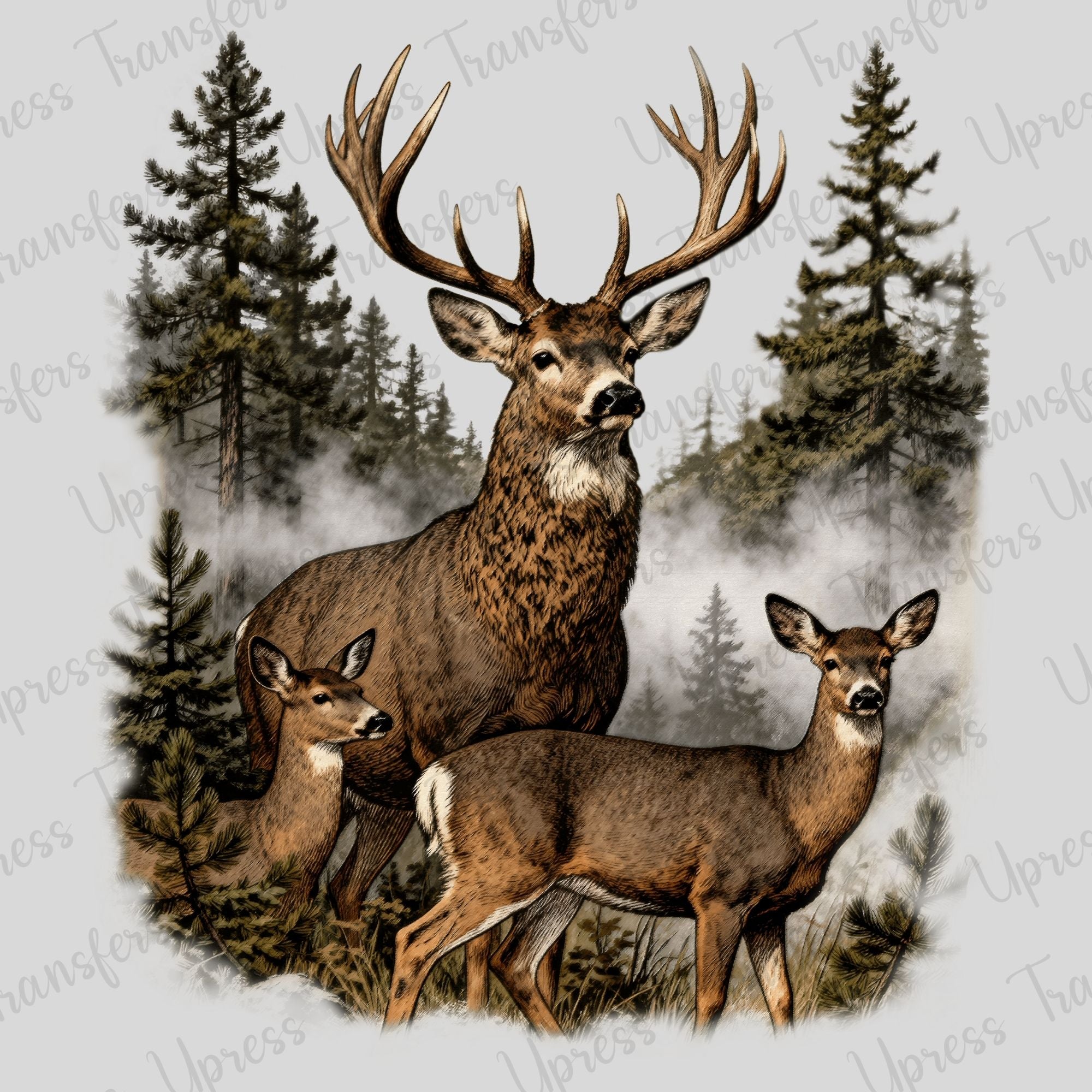 Saturated Vintage Deer