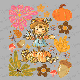 Scarecrow And Birds