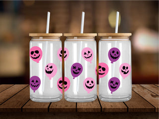 Scary Face Balloons 16 Oz Wrap