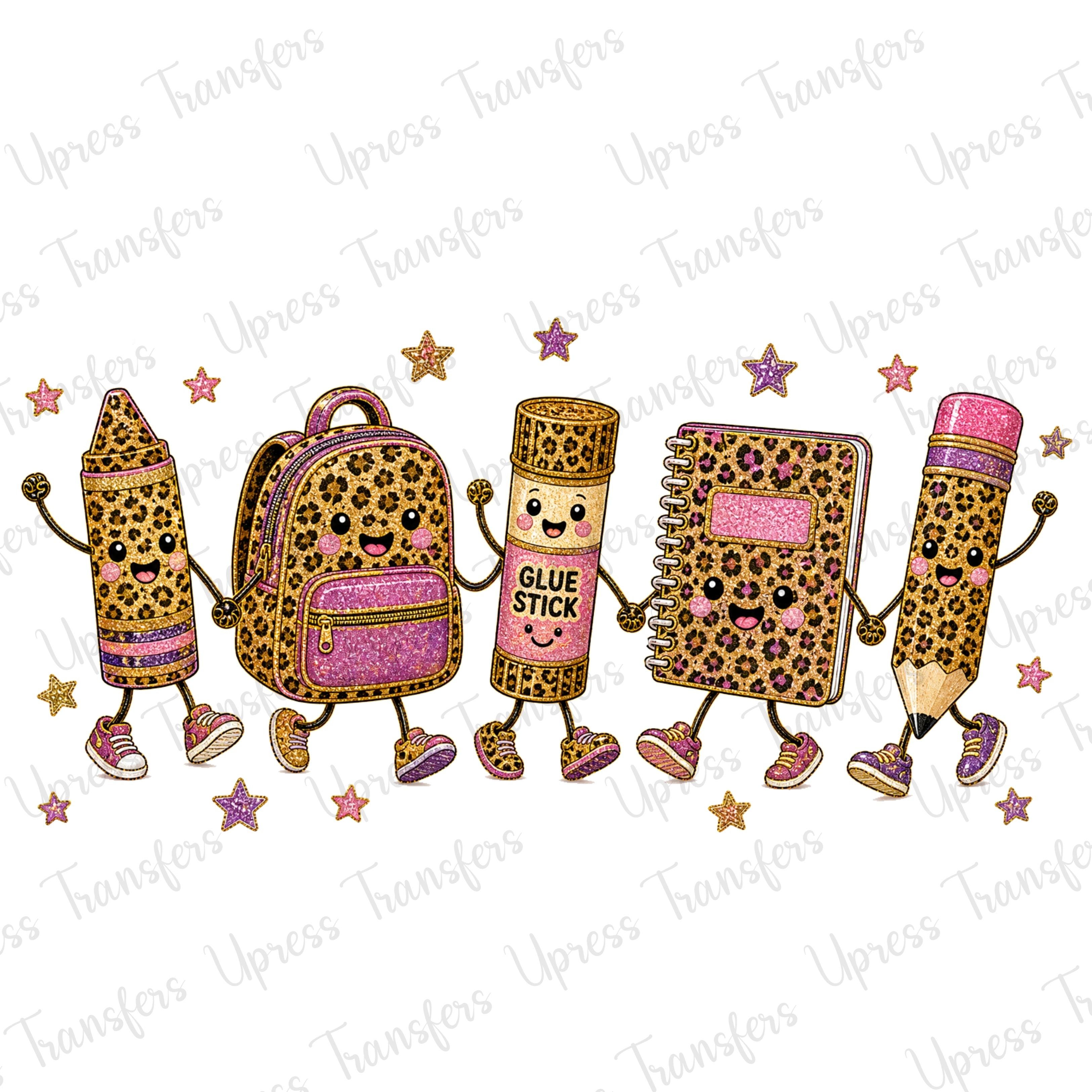 School Cheetah Print Supplies