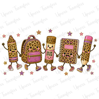 School Cheetah Print Supplies