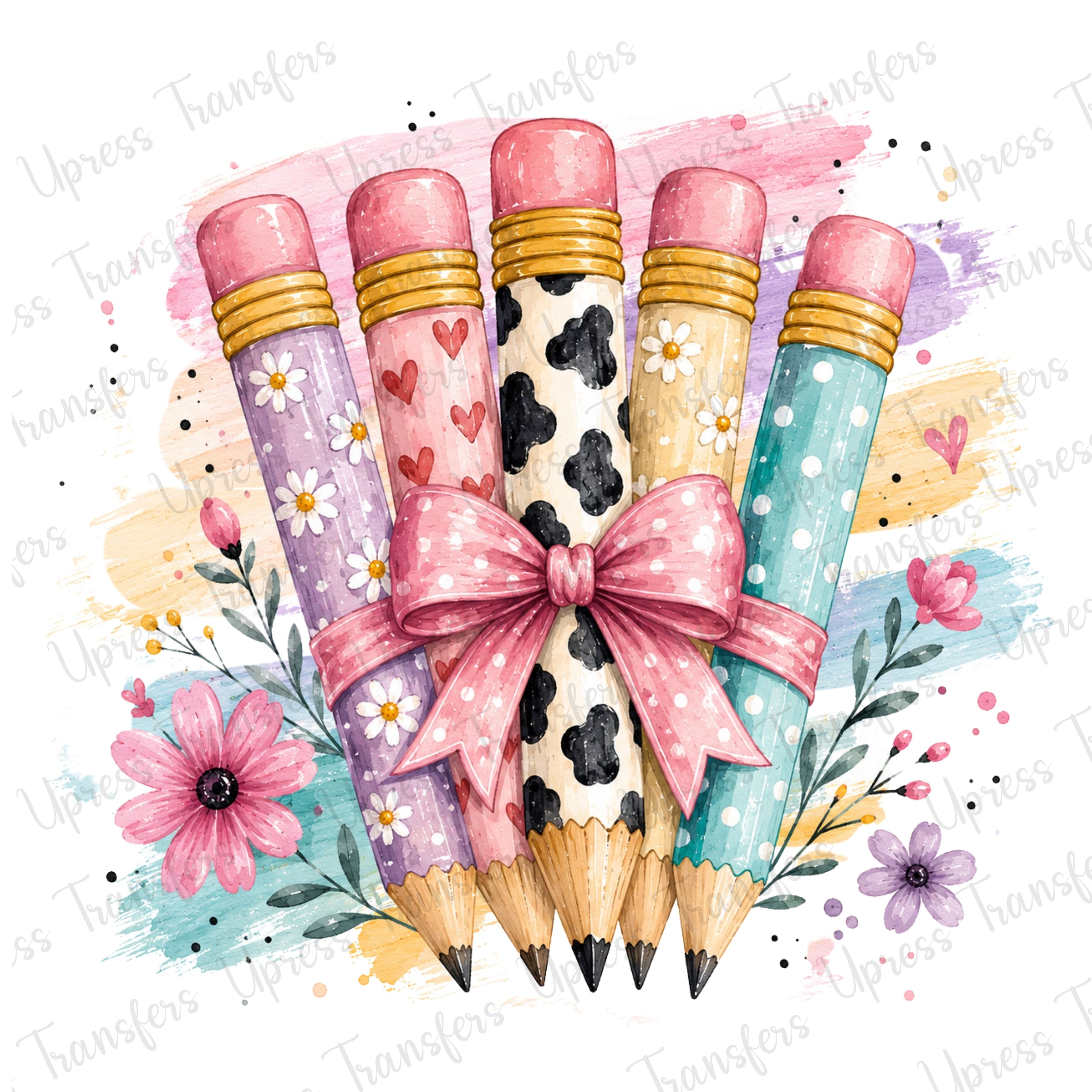 School pencil Pastel contour