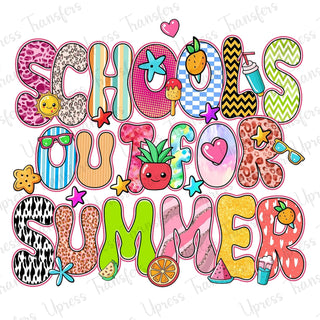 Schools Out For Summer Doodle