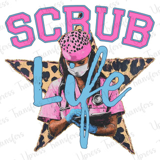 Scrub Life Nurse Star