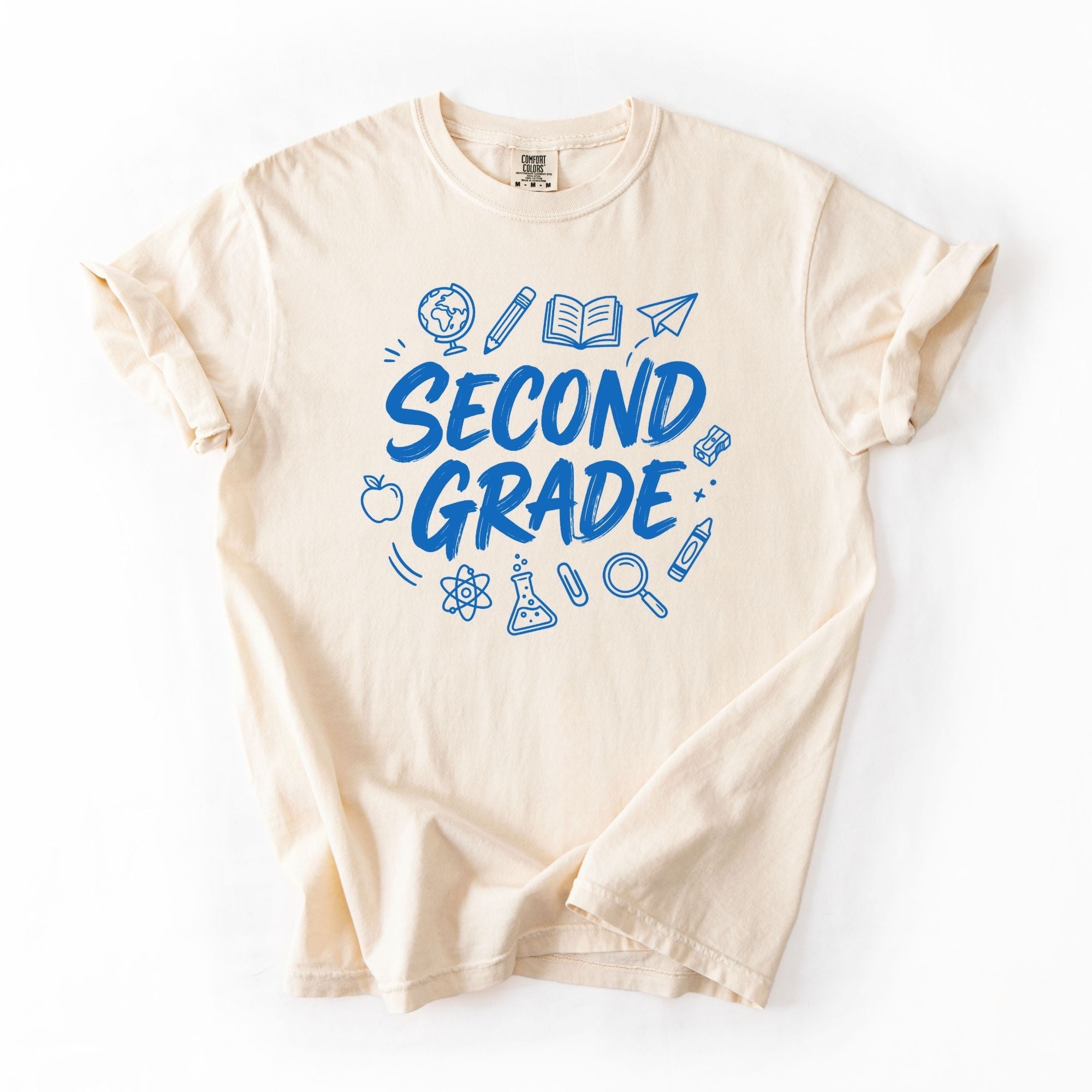 Second Grade Blue Doodle