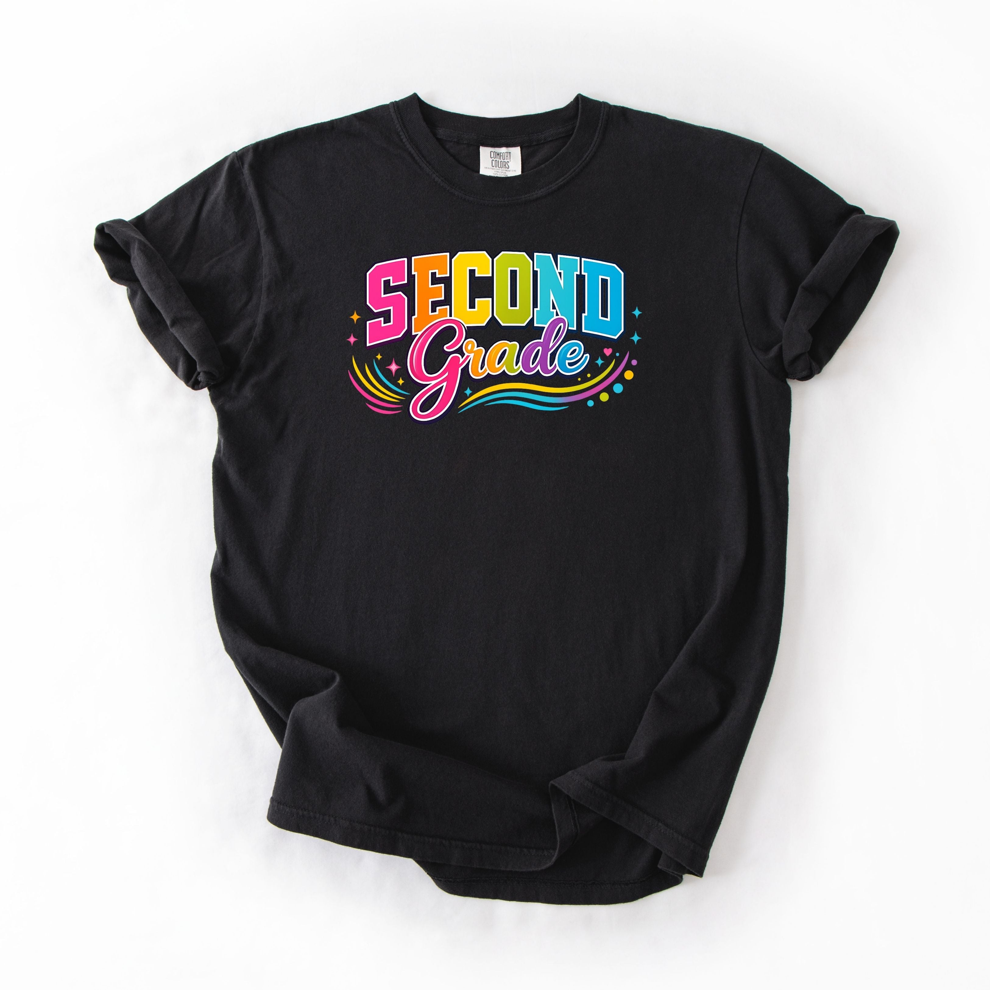Second Grade Neon Letters