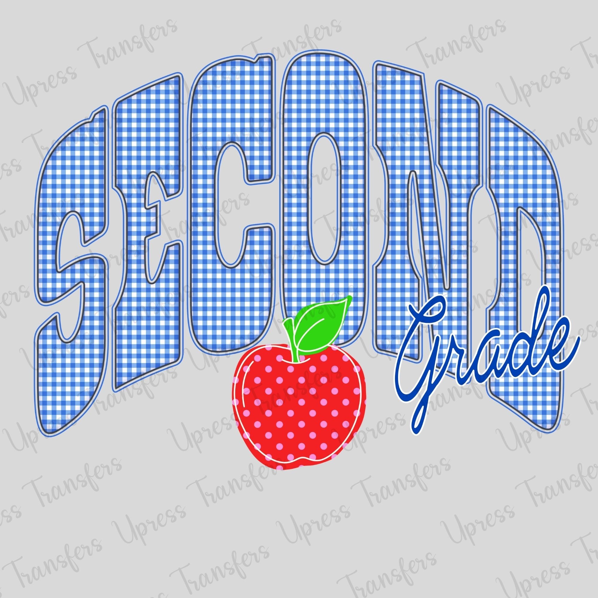Second Grade Plaid Blue