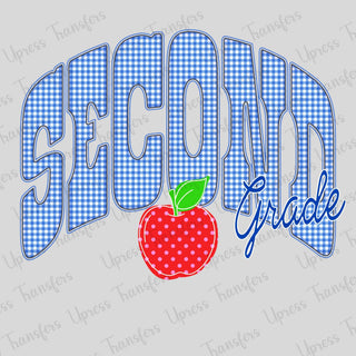 Second Grade Plaid Blue