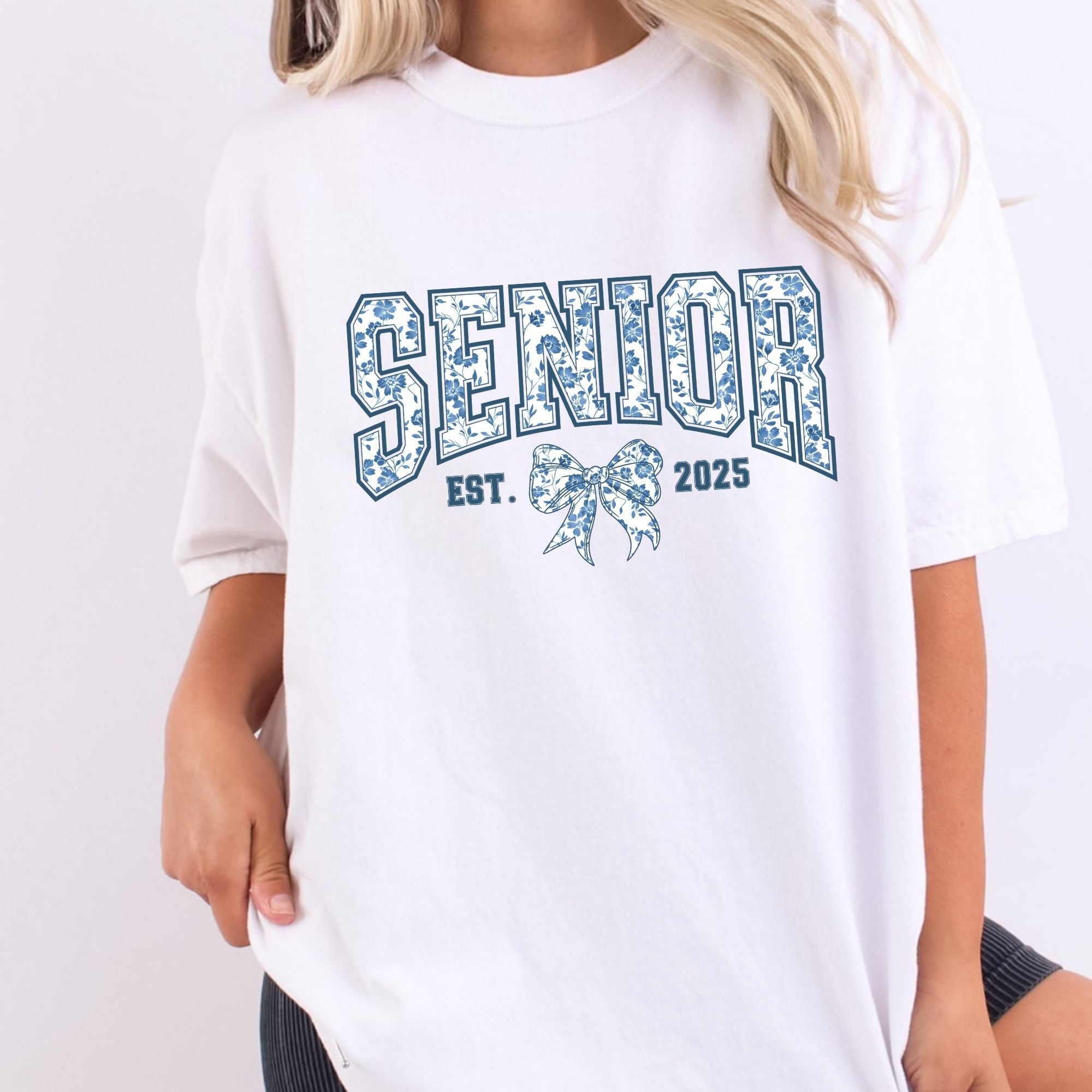 Senior Blue Floral