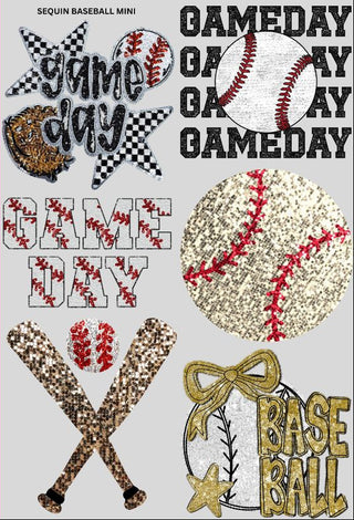 Sequin Baseball Mini