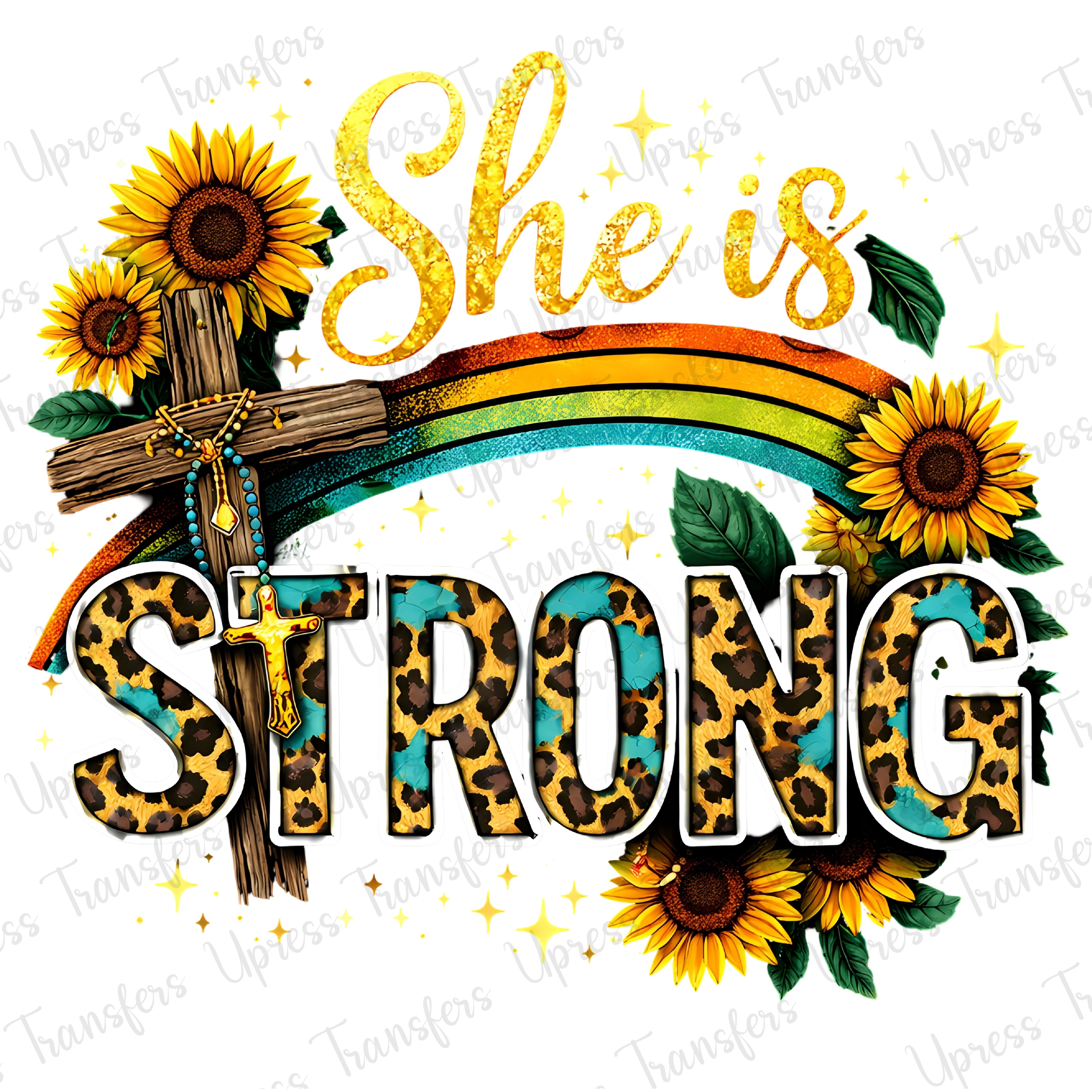 She Is Strong Cross