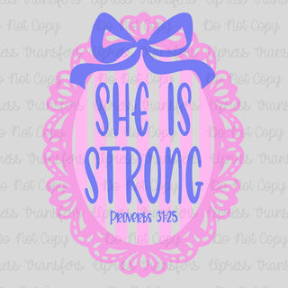 She Is Strong Frame