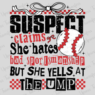 She Yells At The Ump