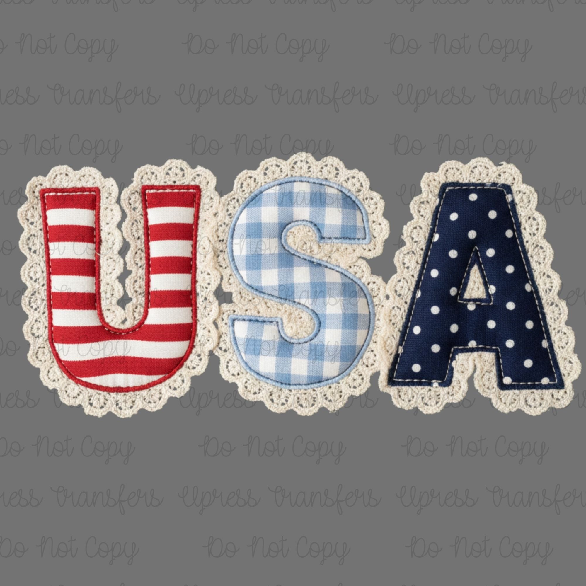 Simple Faux Fabric Lace USA