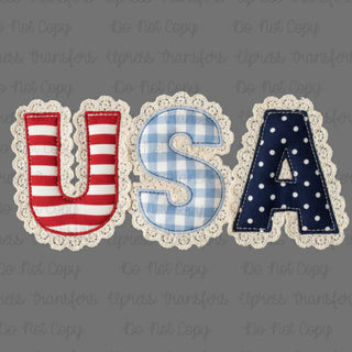Simple Faux Fabric Lace USA