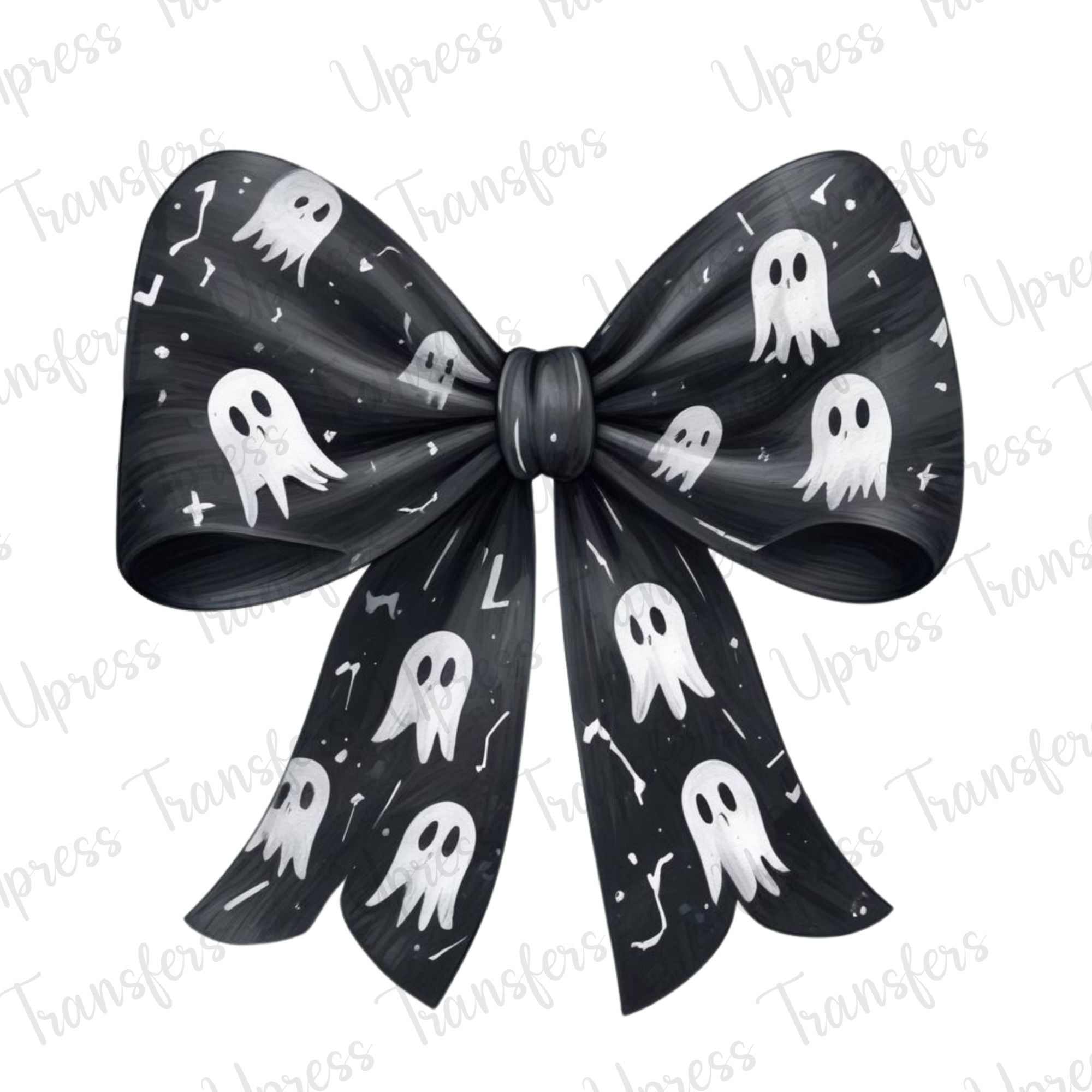 Simple Ghost Black Bow