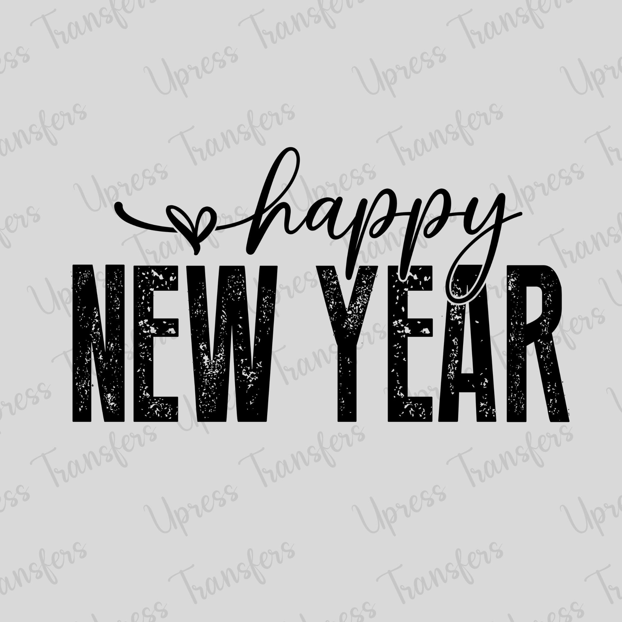 Simple Heart Happy New Year