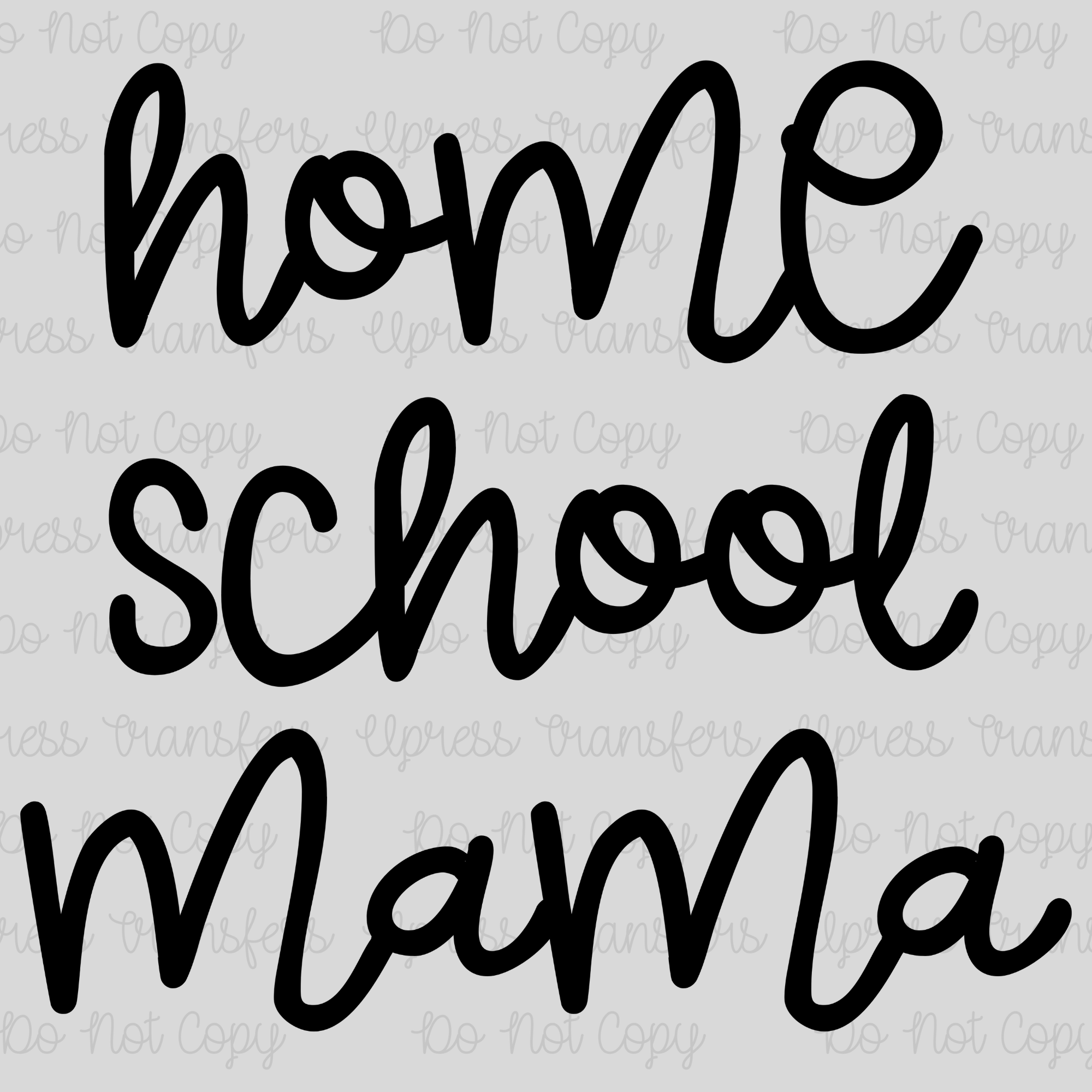 Simple Home School Mama Script