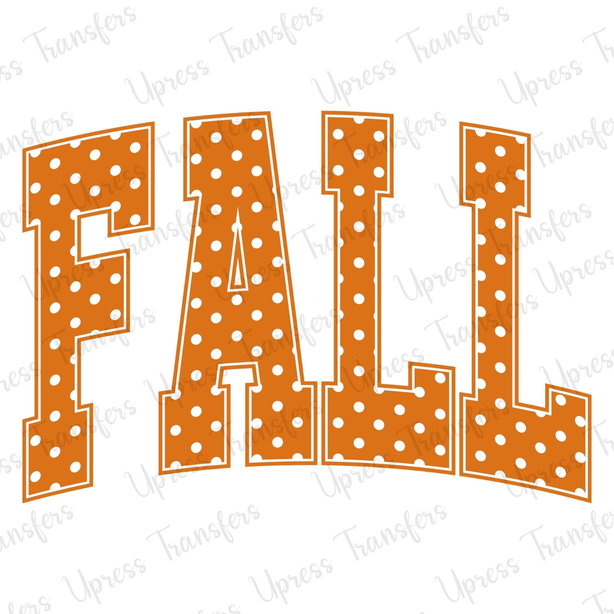 Simple Polka Dotted Fall Arch